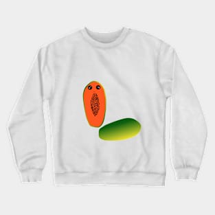 Cute papaya adorable fruits Crewneck Sweatshirt